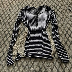 Paper + tee long sleeve top